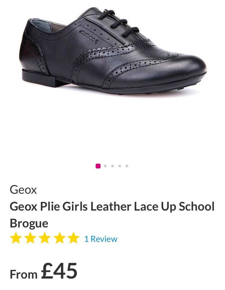 Clarks Geox Respira Girls School Shoes